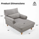 Adjustable Upholstered Chaise Lounge With Lumbar Support - Omega Lifestyles