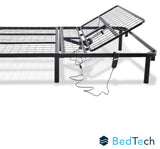 King Adjustable Steel Bed Base With Head Position Adjustment - Omega Lifestyles