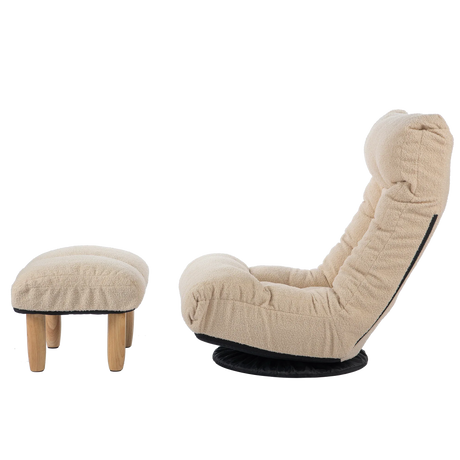 Adjustable Japanese Style Reclining Cotton Sofa Chair - Omega Lifestyles