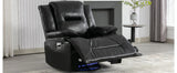 360-Degree Swivel Manual Rocking Leather Gel Recliner Chair - Omega Lifestyles