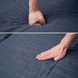 Navy Blue Multi-Functional Adjustable Floor Sofa Chaise Lounge - Omega Lifestyles