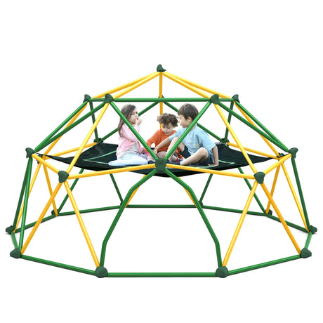 12-Foot Outdoor Kids Metal Climbing Dome Tower - Omega Lifestyles