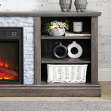 Electric Fireplace TV Media Stand With Storage - Sleep Galleria