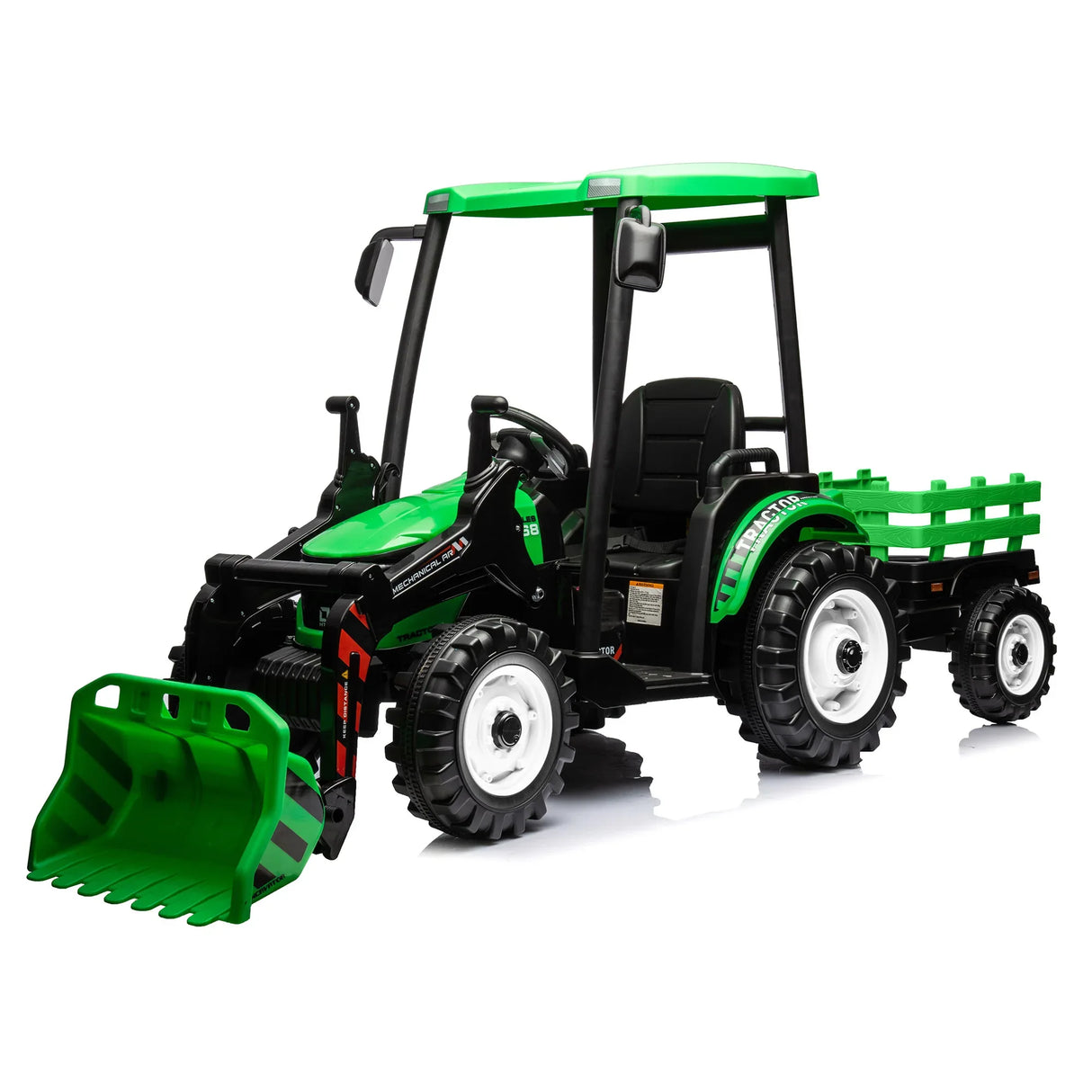 24V Kids Ride On Pedal Tractor With Remote Control - Omega Lifestyles