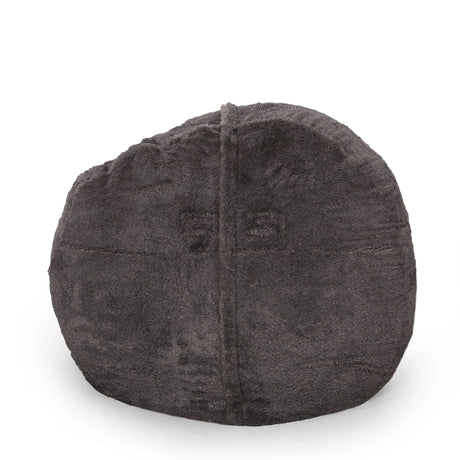 Modern Faux Fur Foam Filled 5-Foot Cozy Bean Bag - Omega Lifestyles