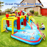 7-in-1 Inflatable Outdoor Water Park Bounce House - Omega Lifestyles