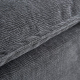 Chenille Fabric Armless Accent Chair With Foam Cushion - Omega Lifestyles