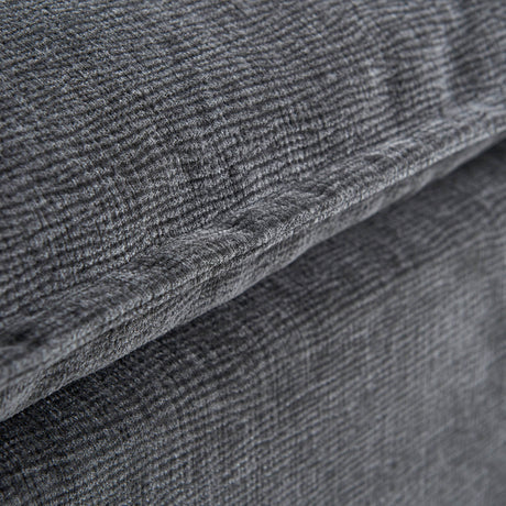 Chenille Fabric Armless Accent Chair With Foam Cushion - Omega Lifestyles