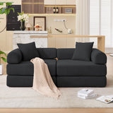 Modular Folding Convertible Corduroy Sofa Bed - Omega Lifestyles