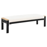 5-Piece Acacia Wood Iron Frame Patio Furniture Set - Omega Lifestyles