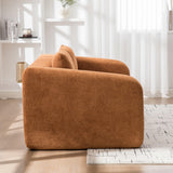Convertible Chenille Foam Loveseat Sofa Bed With Pillows - Omega Lifestyles