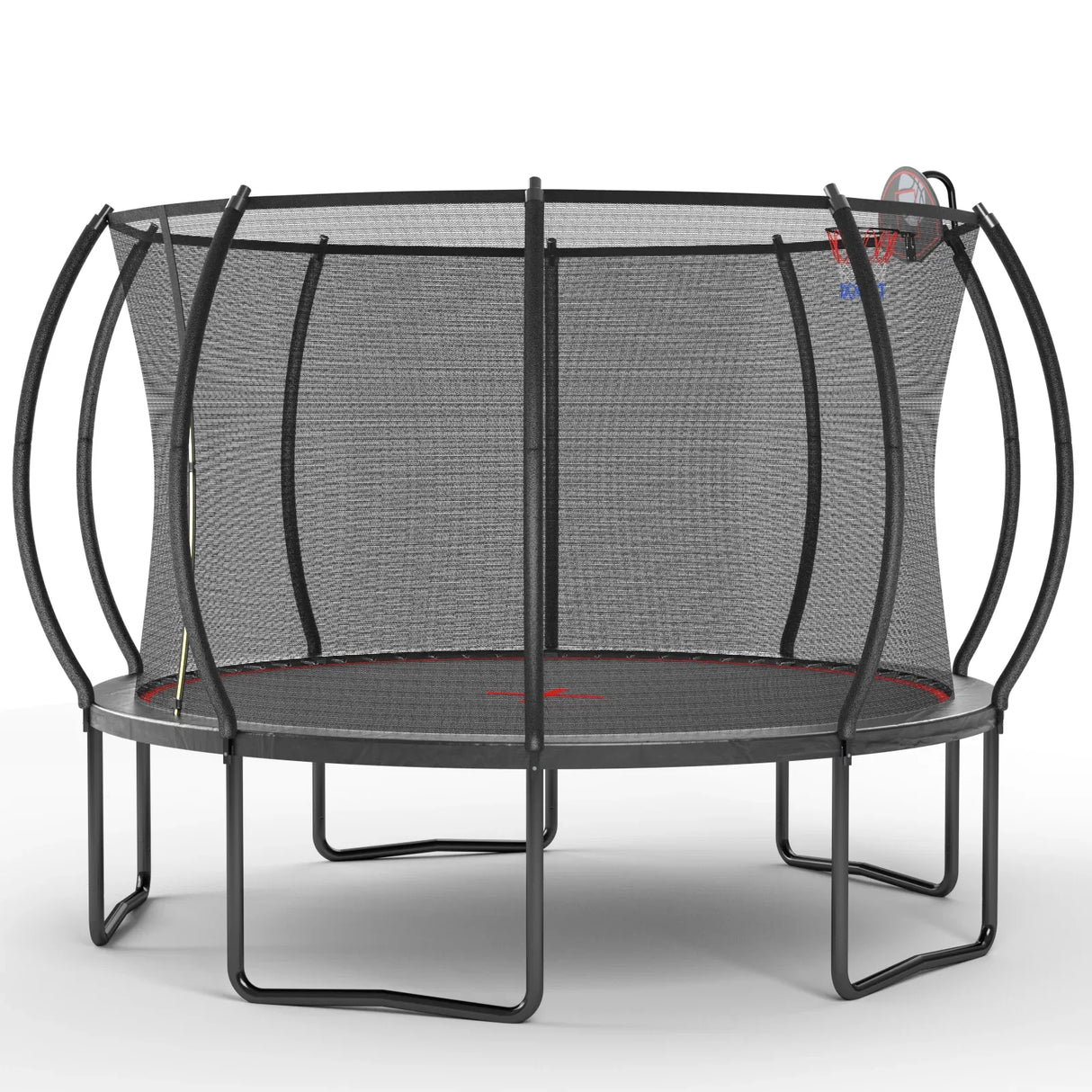 12-Foot Galvanized Steel Outdoor Garden Trampoline - Omega Lifestyles