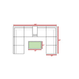 Outdoor 10-Piece Weather-Resistant Patio Wicker Sectional Set - Omega Lifestyles