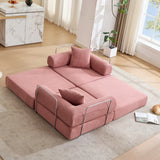 Modular Folding Convertible Corduroy Sofa Bed - Omega Lifestyles