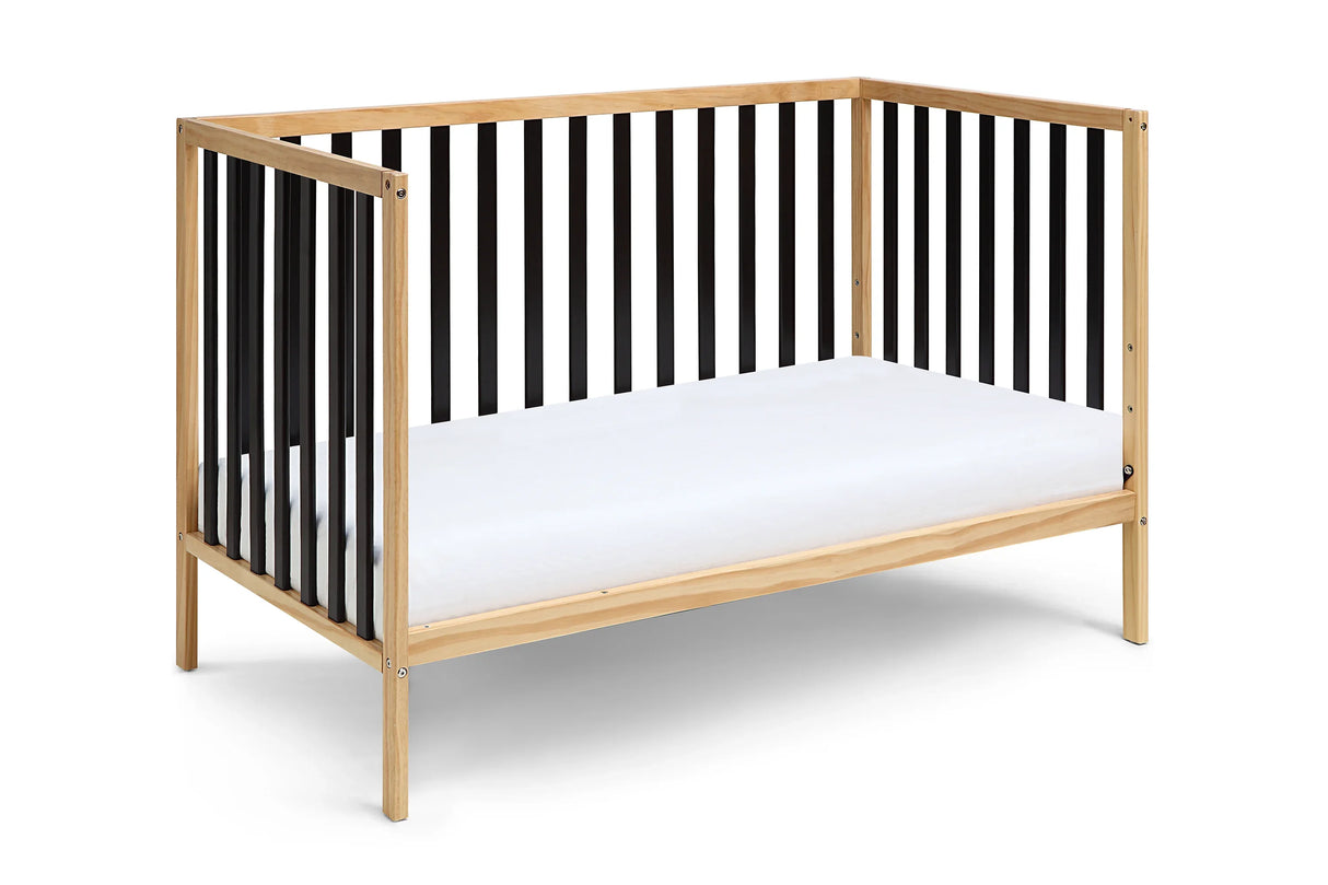Two-Tone Solid Wood Convertible Island Crib - Omega Lifestyles