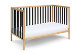 Two-Tone Solid Wood Convertible Island Crib - Omega Lifestyles