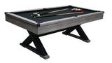 Rustic Industrial 84-Inch MDF Billiards Table With Accessories - Omega Lifestyles