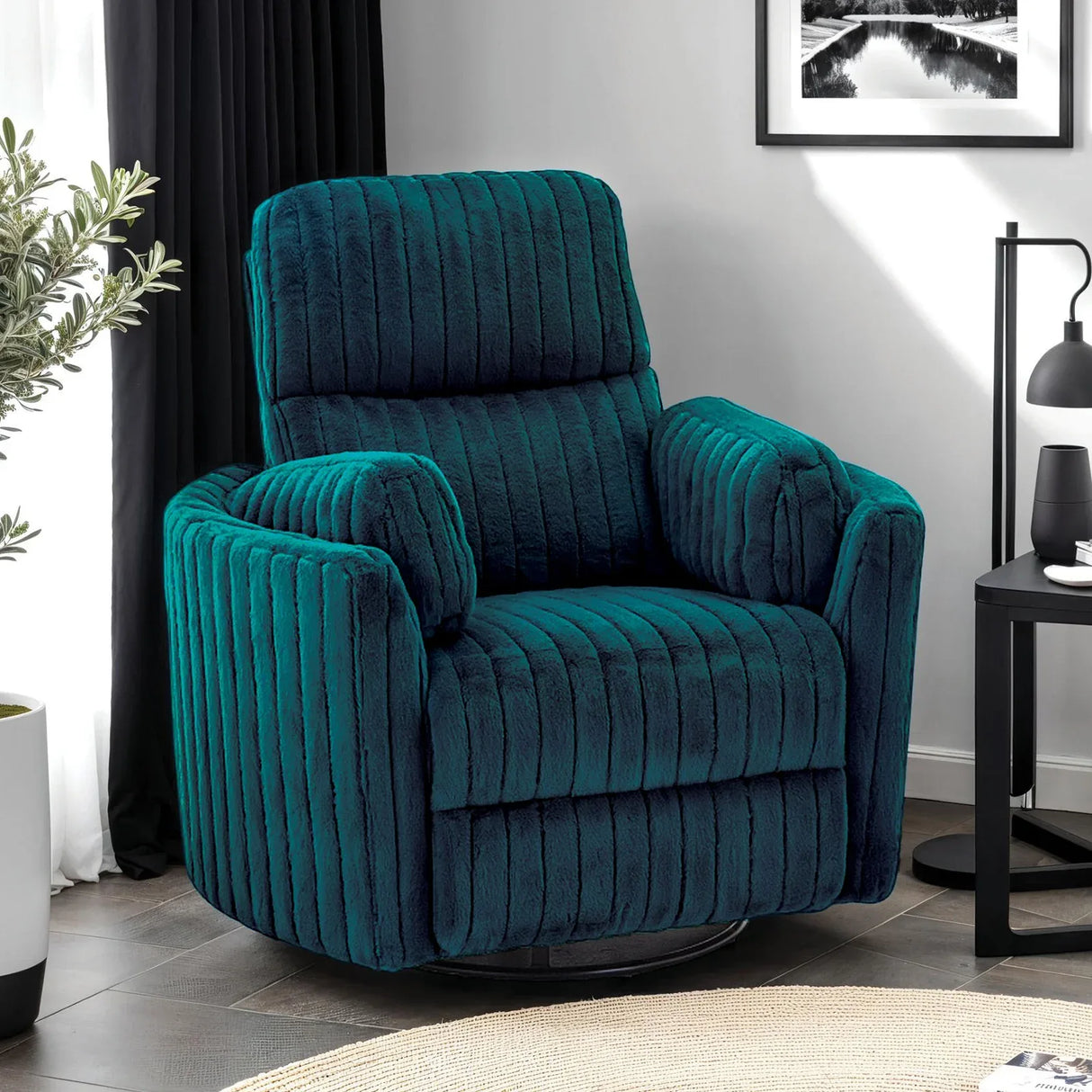 Power Recliner Glider Swivel Chair With Pillow Fill - Omega Lifestyles