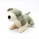 Cotton Polyester Plush Green Knitted Stuffed Toy - Omega Lifestyles