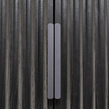 Fluted Freestanding Kitchen Pantry Cabinet With Drawers - Omega Lifestyles