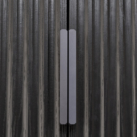 Fluted Freestanding Kitchen Pantry Cabinet With Drawers - Omega Lifestyles