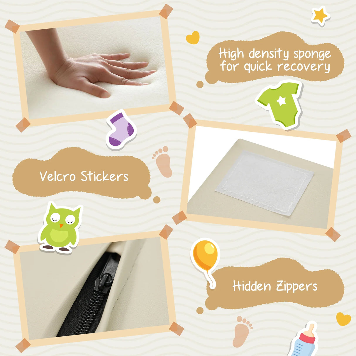 Indoor Foam Climber Play Set Soft Safe Toddlers Toy - Omega Lifestyles