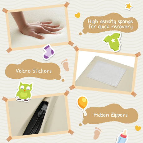 Indoor Foam Climber Play Set Soft Safe Toddlers Toy - Omega Lifestyles