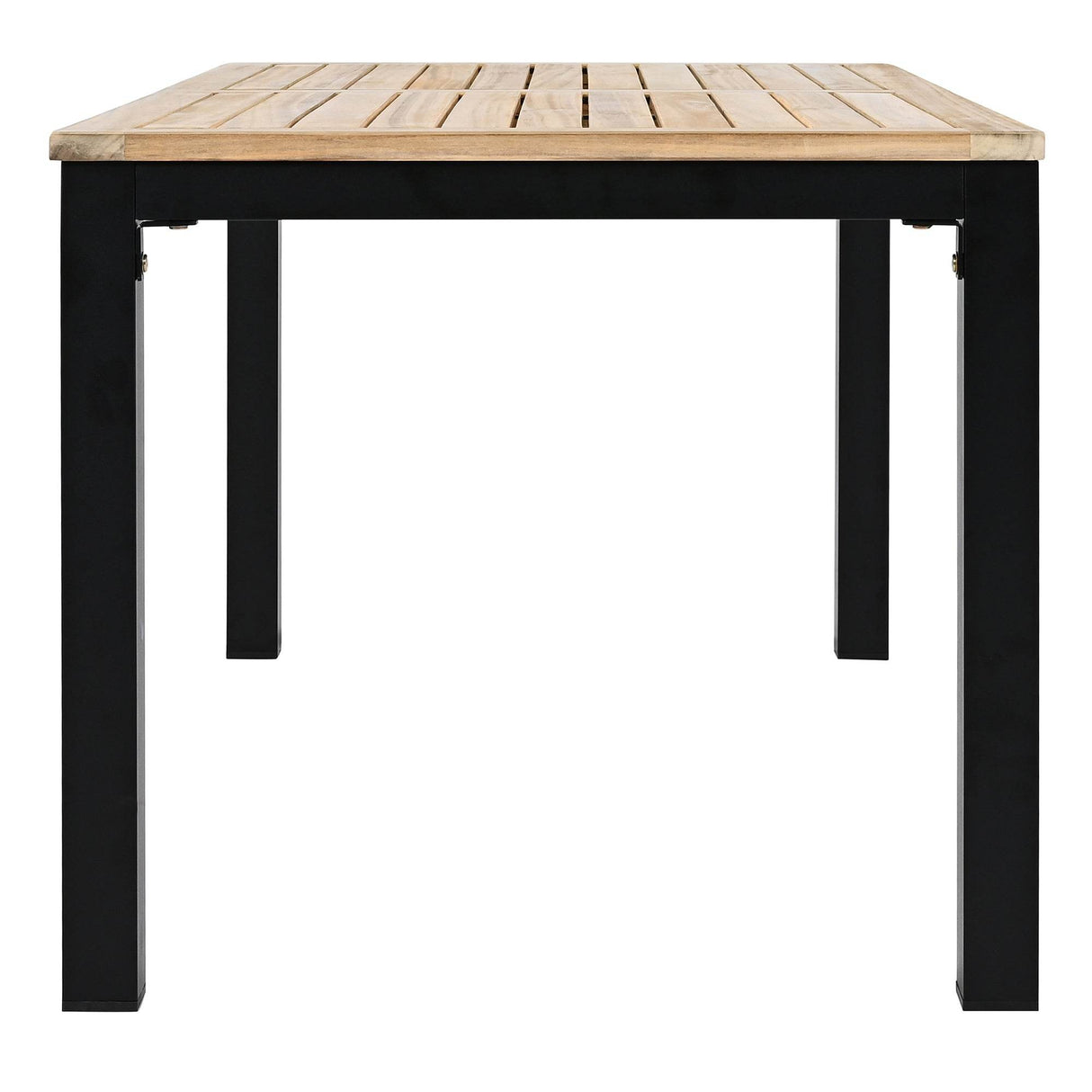 5-Piece Acacia Wood Iron Frame Patio Furniture Set - Omega Lifestyles