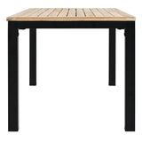 5-Piece Acacia Wood Iron Frame Patio Furniture Set - Omega Lifestyles