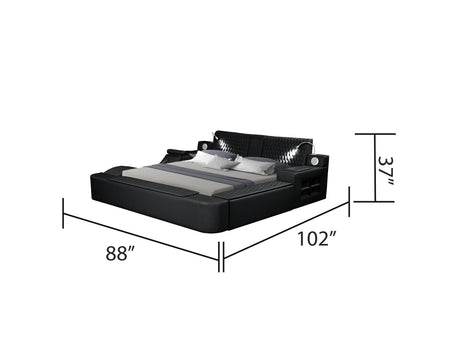 Remote-Controlled Massage Chaise Lounge Bed Frame - Omega Lifestyles