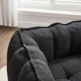 Soft Chenille High Resilient Foam Bean Bag Chair - Omega Lifestyles