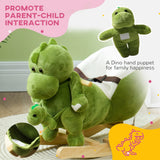 Toddler Plush Dinosaur Rocking Horse With Songs - Omega Lifestyles