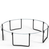 12-Foot Galvanized Steel Outdoor Garden Trampoline - Omega Lifestyles