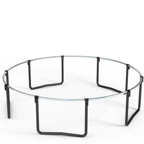 12-Foot Galvanized Steel Outdoor Garden Trampoline - Omega Lifestyles