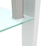 Modern Rectangle Glass Coffee Table With Double Storage - Omega Lifestyles
