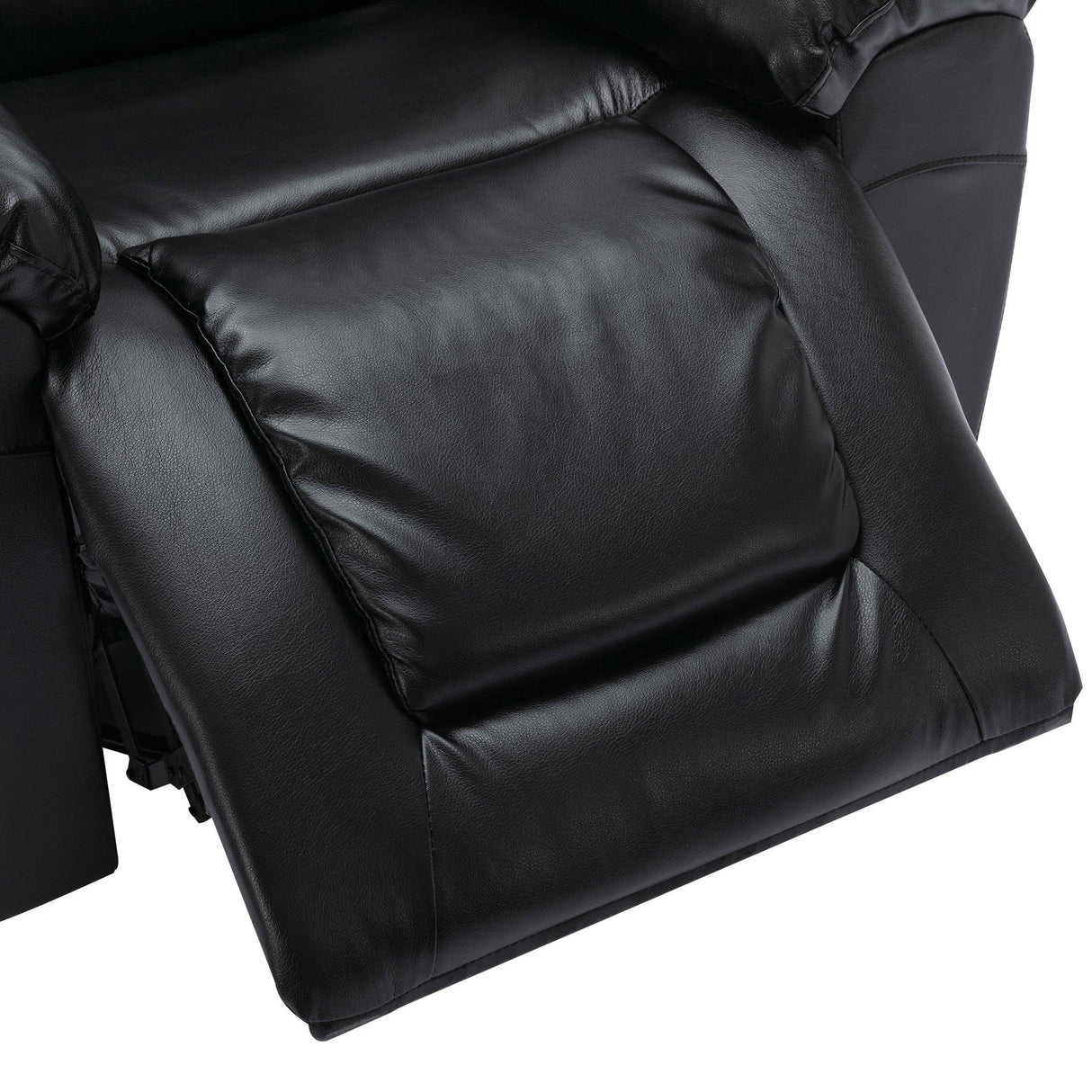 2-Seater Manual PU Leather Recliner Chair With Storage - Omega Lifestyles