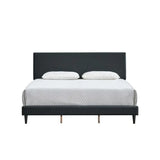 King Upholstered Adjustable Height Faux Leather Bed Frame - Omega Lifestyles