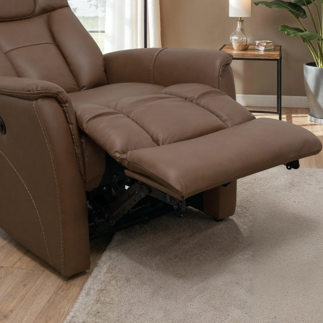 Power Recliner With Manual Adjustable Headrest And Power Footrest - Omega Lifestyles