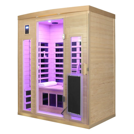 Low EMF Three Person Far Infrared Sauna Room - Omega Lifestyles