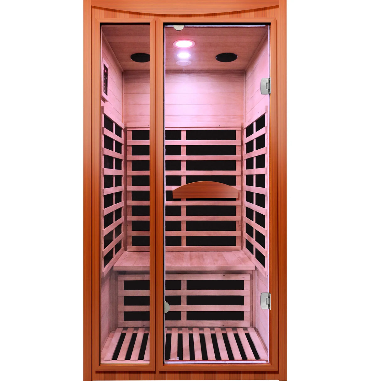 Far Infrared Okoumé Wood Dry Sauna Spa Room - Omega Lifestyles