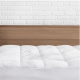 Soft Twin Cotton Plush Quilted Mattress Pad - Sleep Galleria