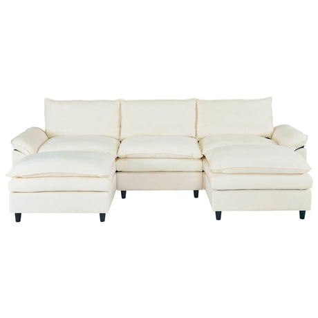 Linen Upholstered 3-Seat Storage Sofa - Omega Lifestyles
