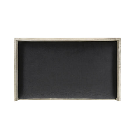 Mid-Century Modern Acacia Wood Dog Bed With Cushion - Sleep Galleria