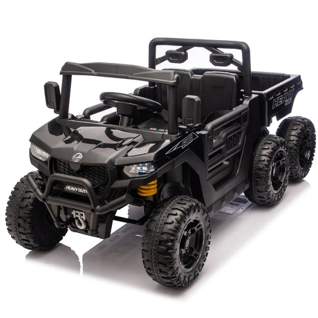 Kids 24V 4WD Six-Wheel Electric Remote Control Truck - Omega Lifestyles