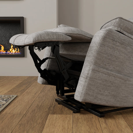 Ultra-Soft Plush Fabric Power Lift Recliner Chair - Omega Lifestyles