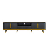 Modern Luxury Minimalism TV Stand With Storage Cabinets - Sleep Galleria