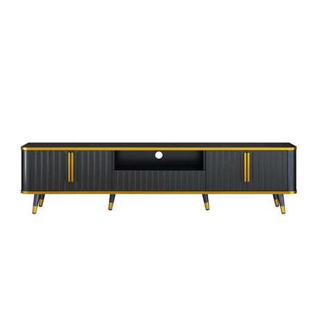 Modern Luxury Minimalism TV Stand With Storage Cabinets - Sleep Galleria