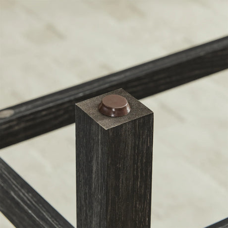 59-Inch Industrial Solid Wood Bar Table And Stools Set - Omega Lifestyles