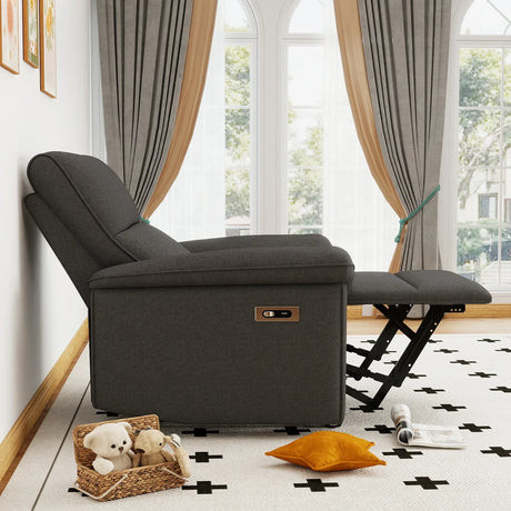 Wall Hugger Power Recliner With USB Charging Ports - Omega Lifestyles