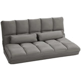 Convertible Folding Floor Sofa Bed With 2 Pillows - Omega Lifestyles